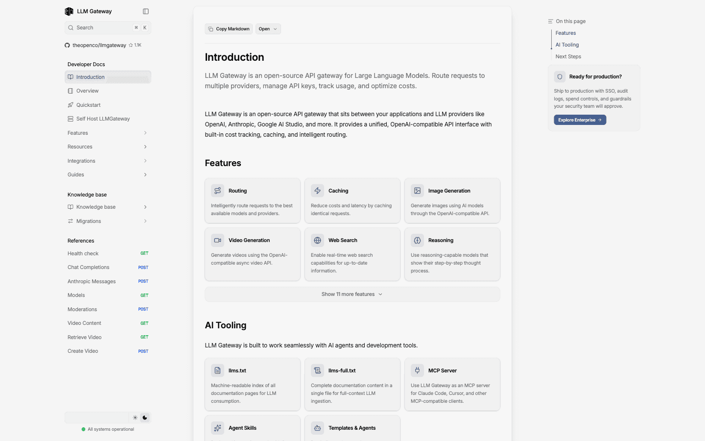 LLM Gateway Documentation
